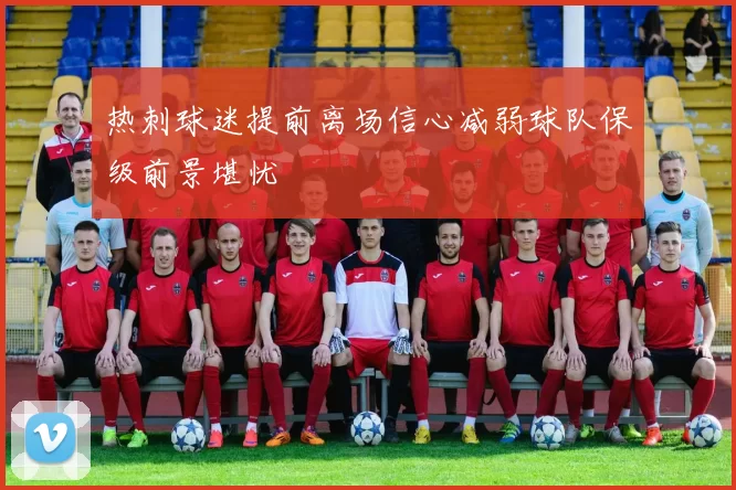 热刺球迷提前离场信心减弱球队保级前景堪忧